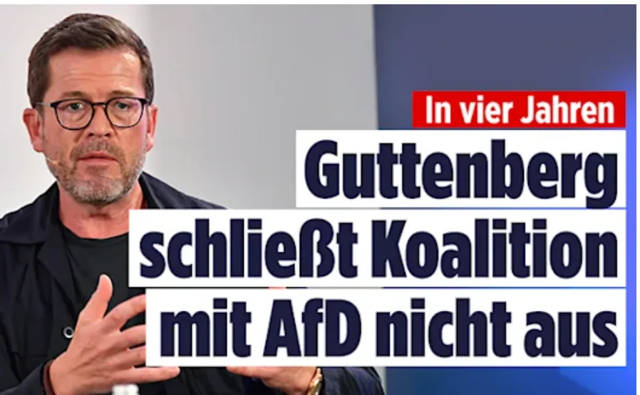 Interessant: Lebenspartner der neuen CDU-Wirtschaftsministerin (und prominenter Betrüger) bereitet Medienboden für AfD-Koalition.
