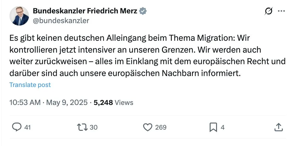 Der impotente Fritz präsentiert: Die schnellste Migrationswende-Wende aller Zeiten