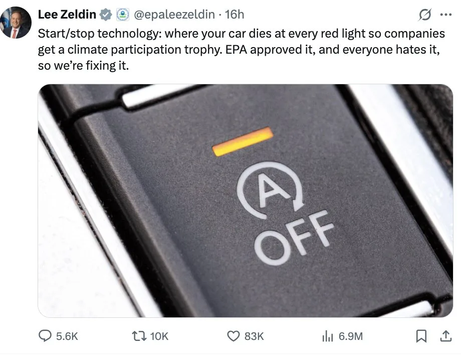 Befreien die USA ihre Bürger von der "Start-Stop-Automatik" in Autos?