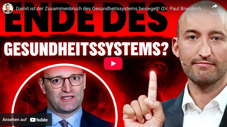 Video-Tipp: "Damit ist der Zusammenbruch des Gesundheitssystems besiegelt! (Dr. Paul Brandenburg) - Kettner-Edelmetalle"