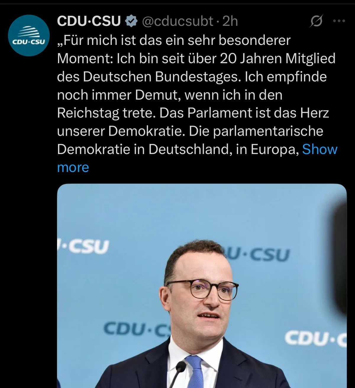 Welch Hohn: “Demut” dürfte wohl das letzte sein, was der Massenmörder und Berufsverbrecher @jensspahn zu empfinden in der Lage wäre