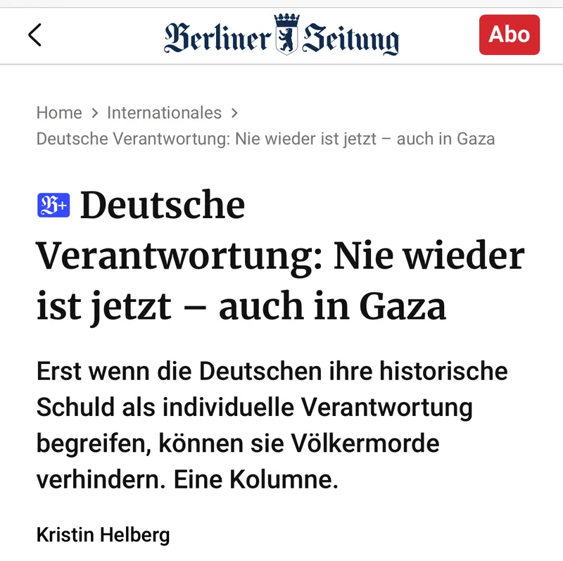 Schuldkult & Größenwahn: die deutscheste aller Mischungen ☺️