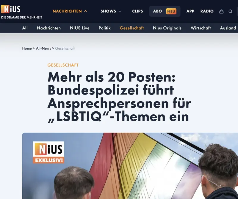 Deutschlands Polizei ist zwar wieder eine Terrororganisation, diesmal aber in gay and retarded :)