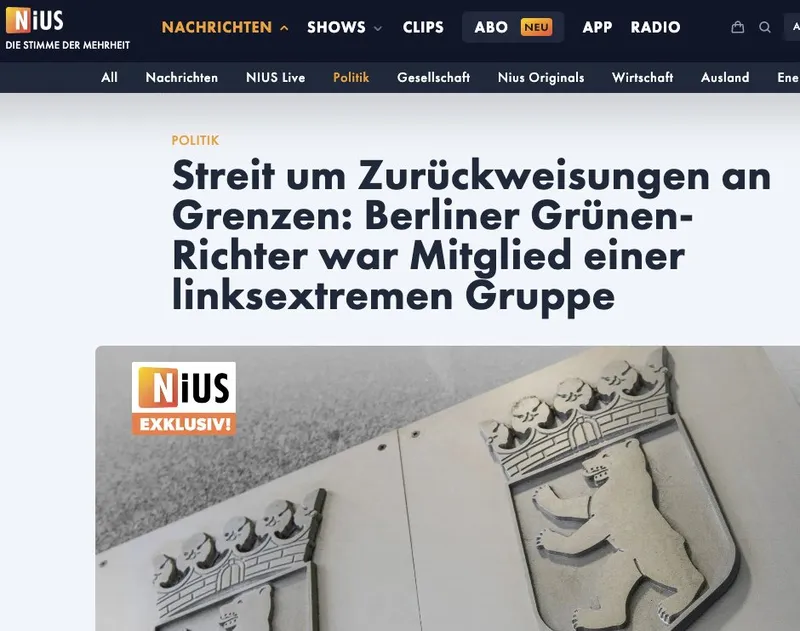 Untertanen! Wer an UnseremRechtsstaat zweifelt, der ist ein Feind UnsererDemokratie! ?