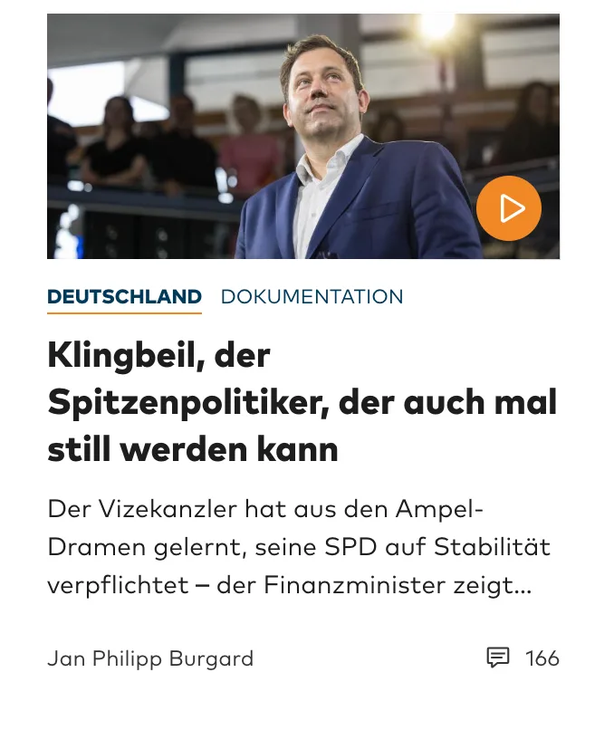 Pseudo-Journalismus in der Diktatur: Lars Klingbeil wird von Axel-Springers "Welt" als "Person des Jahres" ausgezeichnet