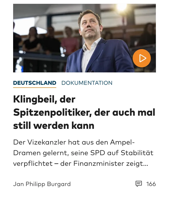 Pseudo-Journalismus in der Diktatur: Lars Klingbeil wird von Axel-Springers "Welt" als "Person des Jahres" ausgezeichnet