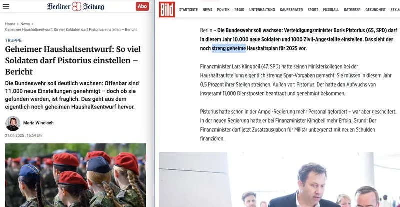 Geheim! Streng geheim!