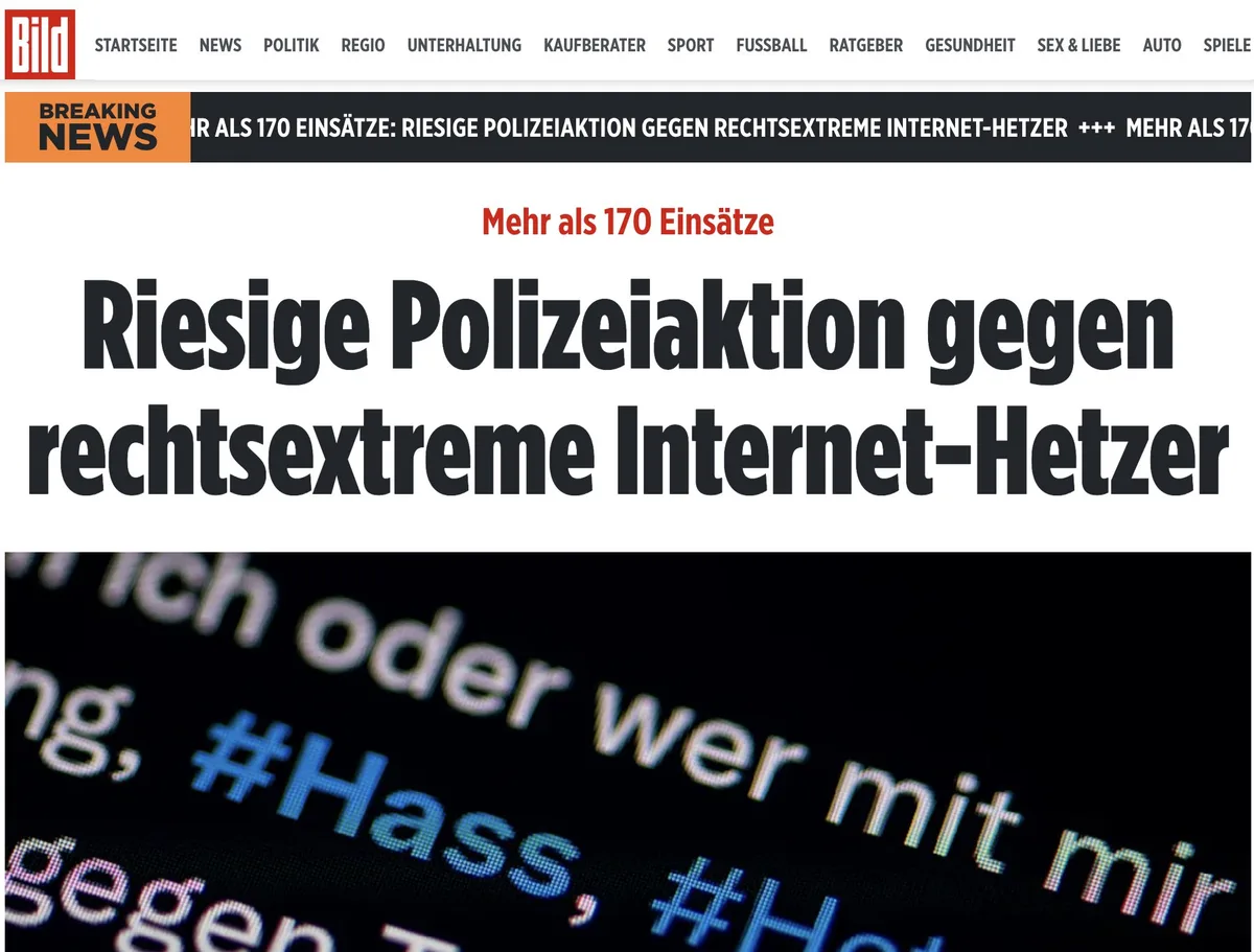 Rein zufällig: Regimeterror eskaliert am Tag nach seiner "Compact"-Blamage