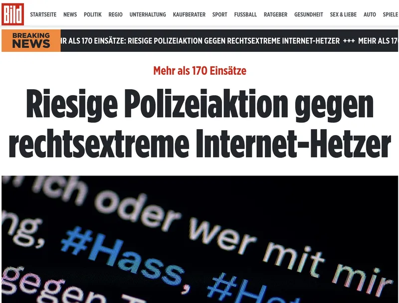 Rein zufällig: Regimeterror eskaliert am Tag nach seiner "Compact"-Blamage