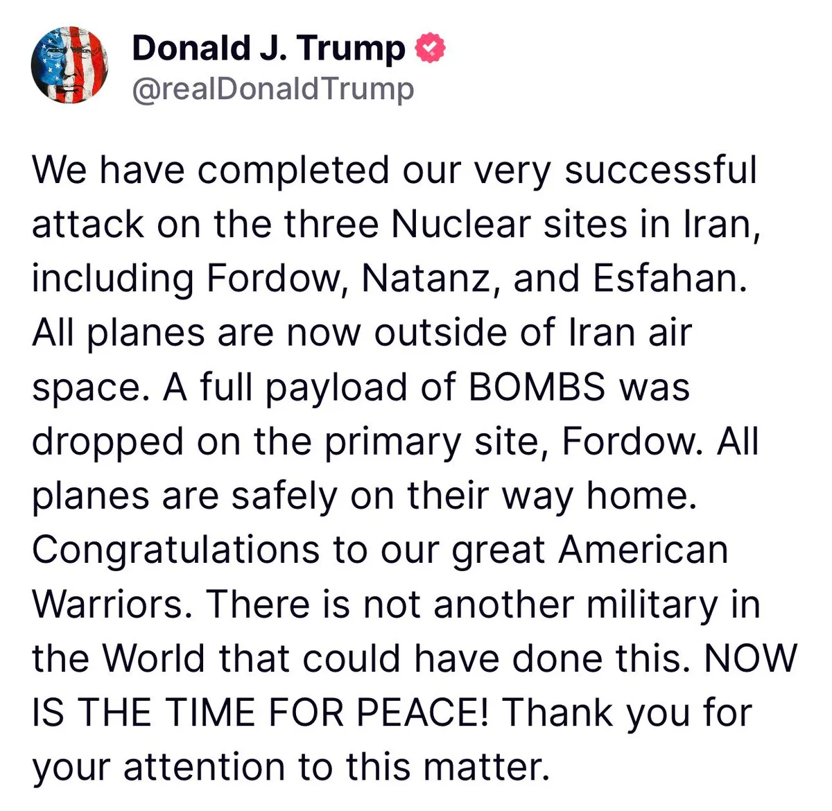 US-Präsident Trump lässt Iran bombardieren