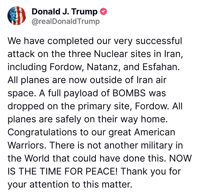 US-Präsident Trump lässt Iran bombardieren