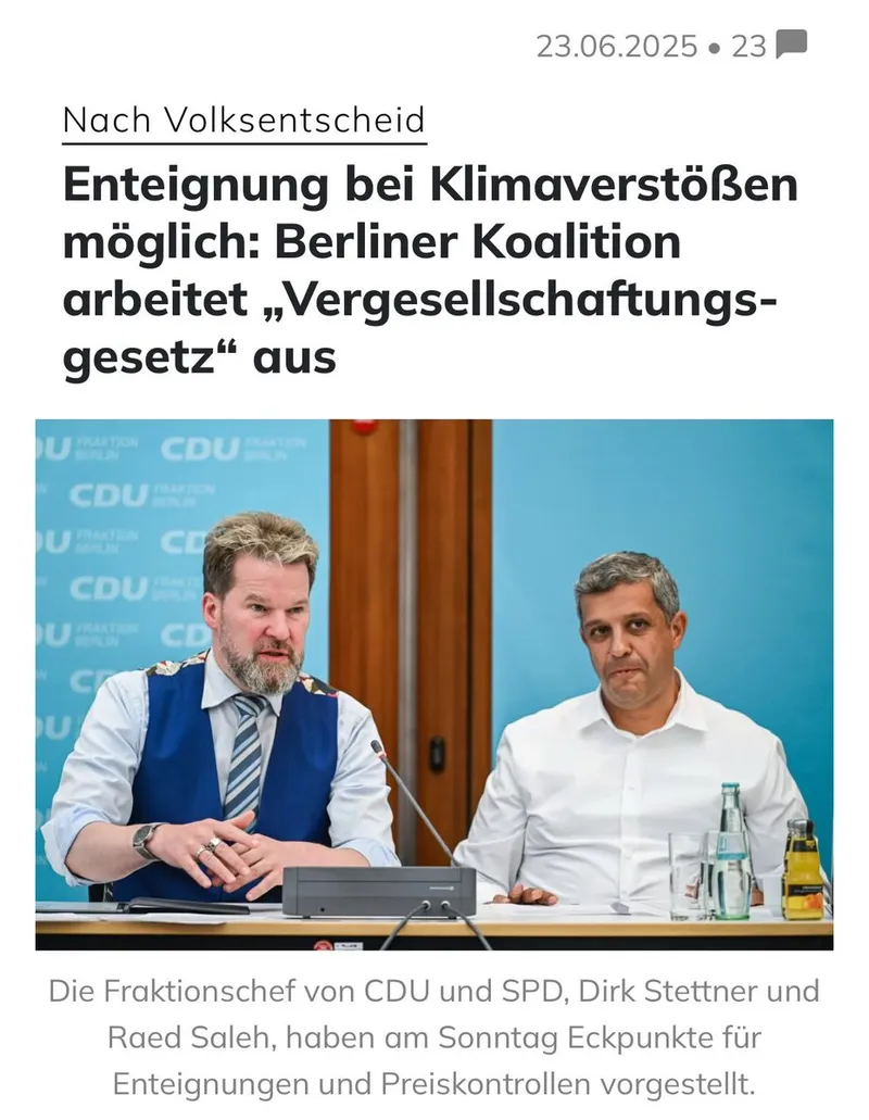 Denkt dran: Berlin ist die Avantgarde. Buntland zieht in allem nach :)