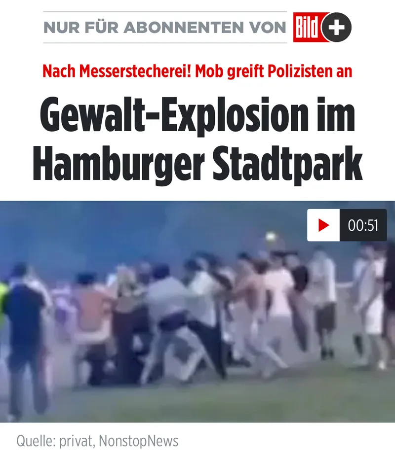 Welcher "Kultur" der Abschaum diesmal enstammt wird nicht gemeldet ;)