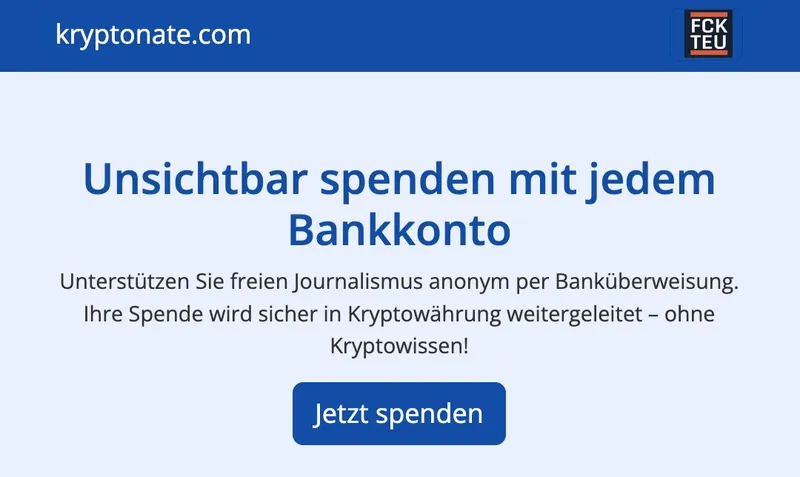 Unsichtbar spenden: Was haltet ihr von dieser Idee?