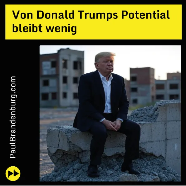 Von Donald Trumps Potenzial bleibt wenig