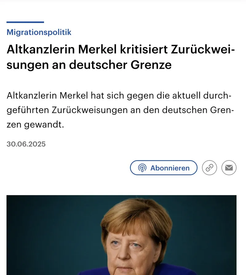 Jahrhundertverbrecherin Angela Merkel verhöhnt erneut ihre Opfer und bereut nichts. Zur Erinnerung: Blackrock-Kanzler @_FriedrichMerz dankte ihr kürzlich für ihr "Lebenswerk" der Vernichtung.