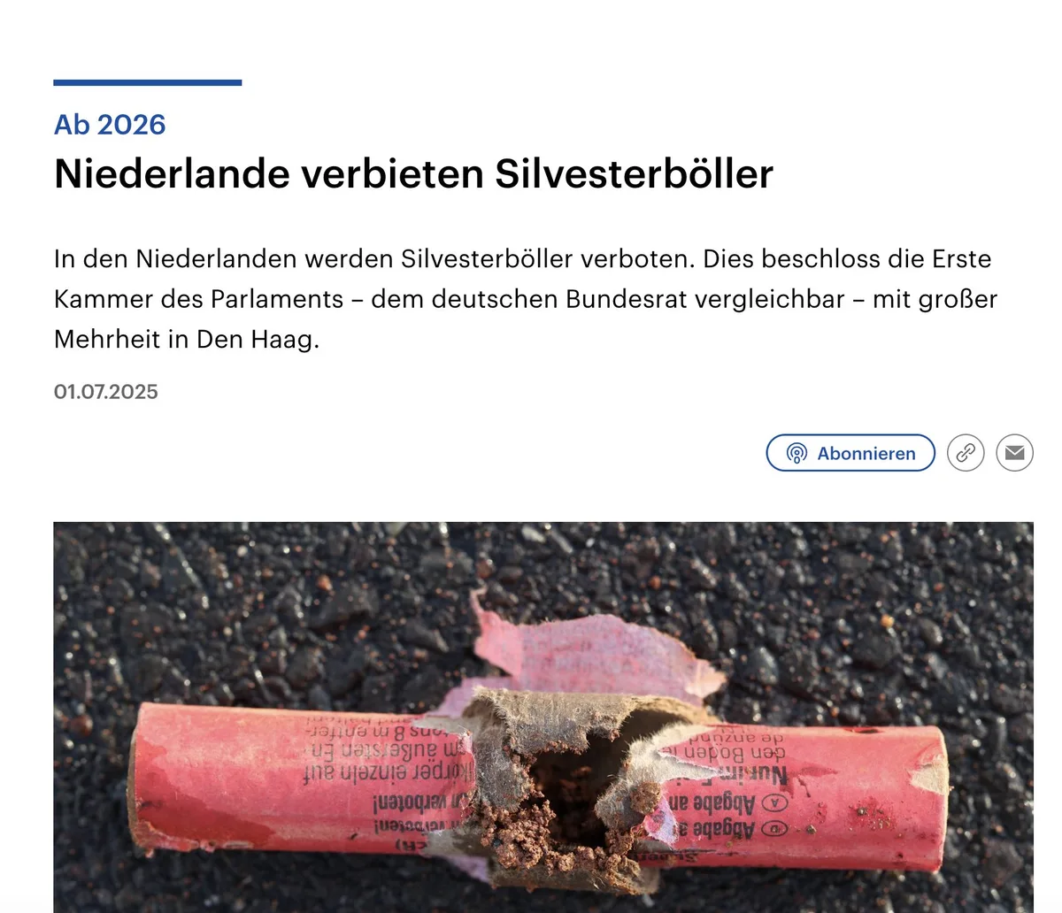 Unterwerfung: Niederlande verbieten Silvesterböller - wegen islamisch-arabischer "Migranten"-Gewalt