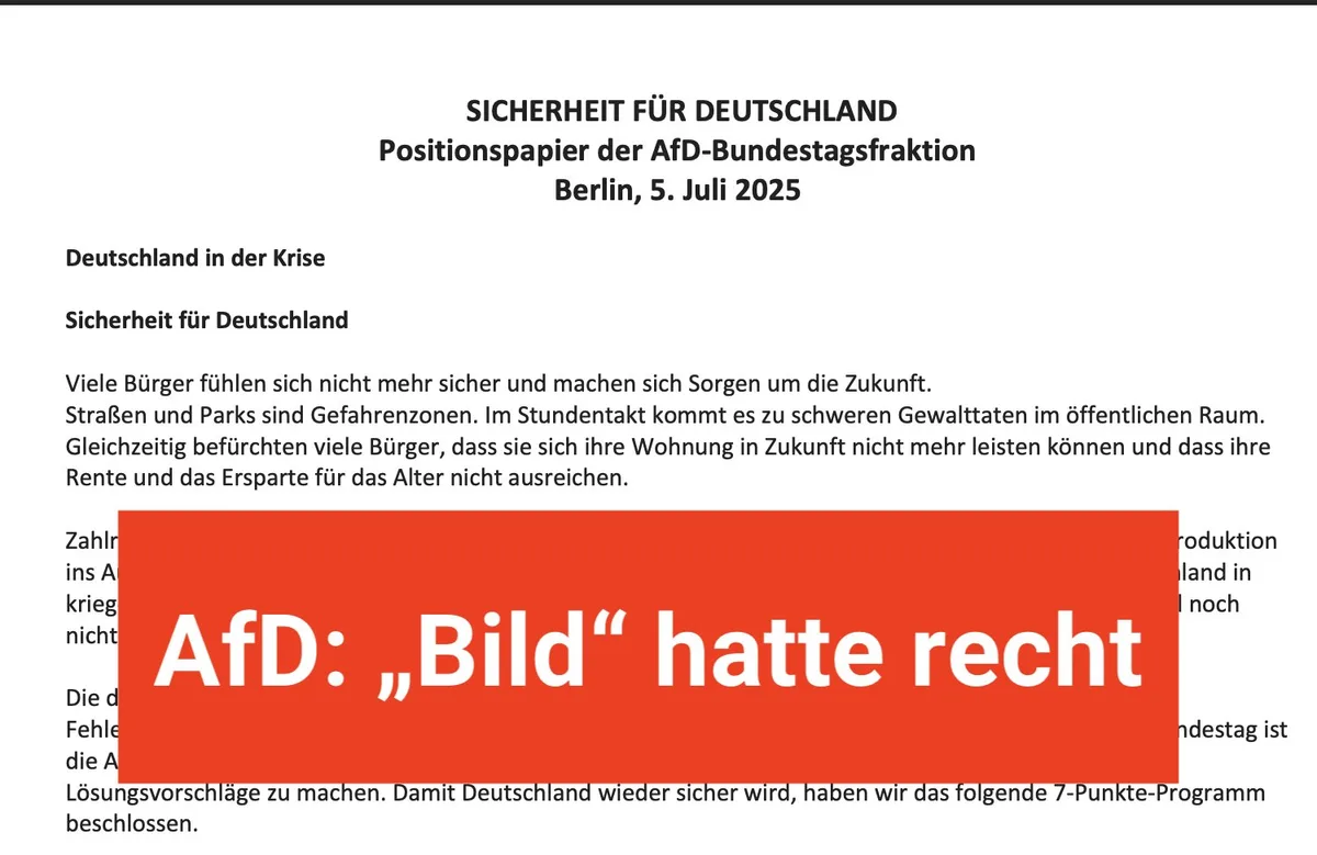 Es ist wahr: Neues @AfD-Positionspapier verabschiedet sich von Remigration und Leitkultur