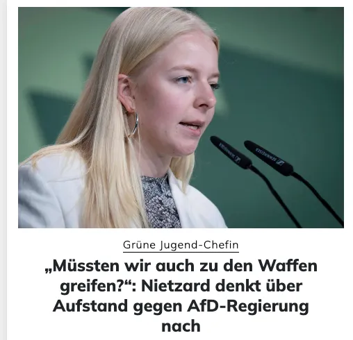 Gewalt wird kommen: von Seiten des Regimes