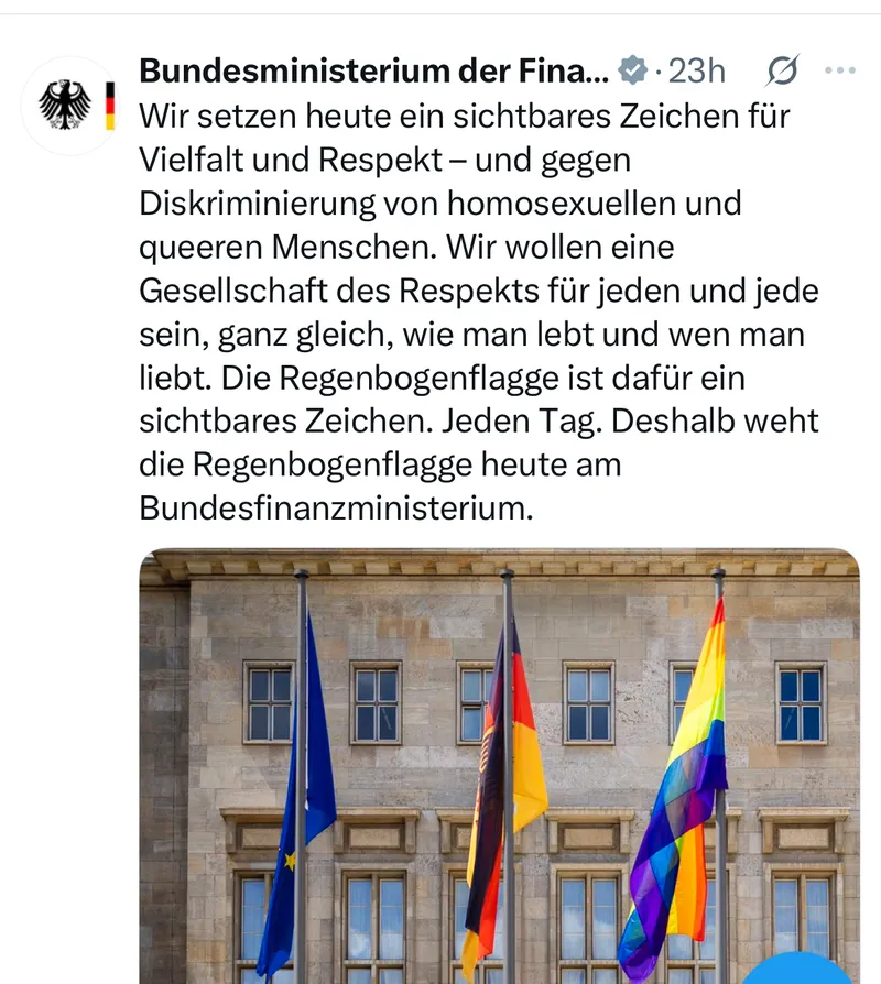 Woke & broke: Deutschlands Finanzministerium