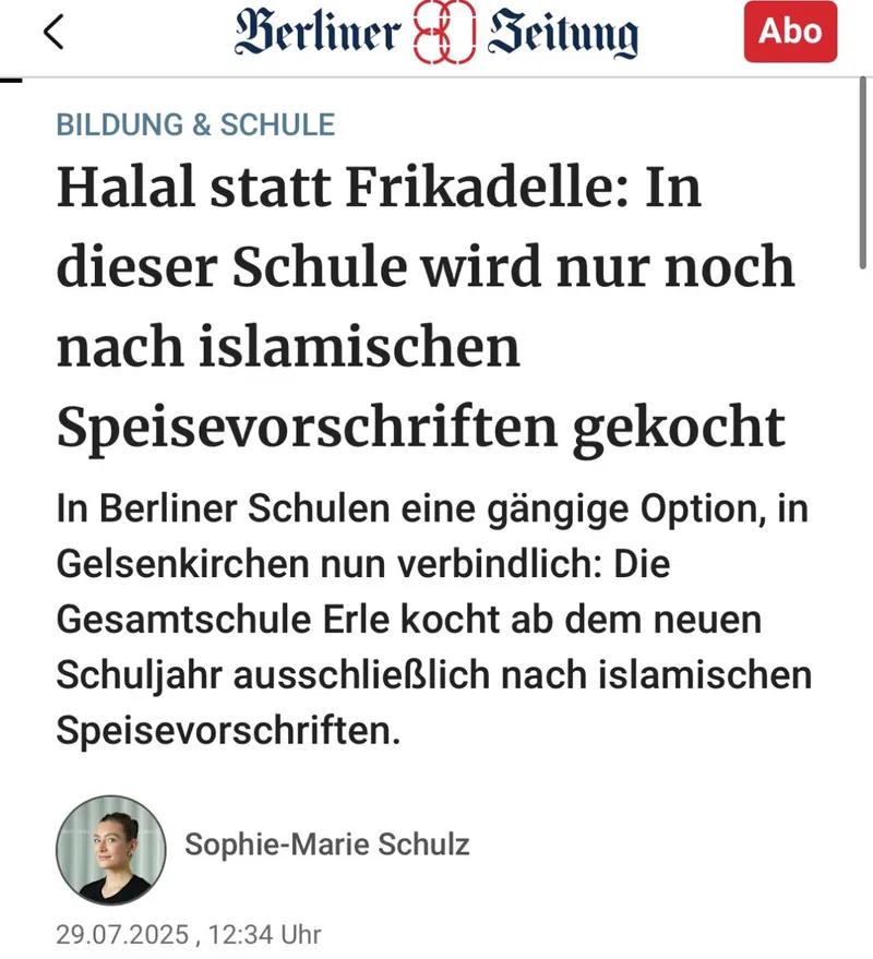 Der Islam muss raus aus Deutschland. Restlos.