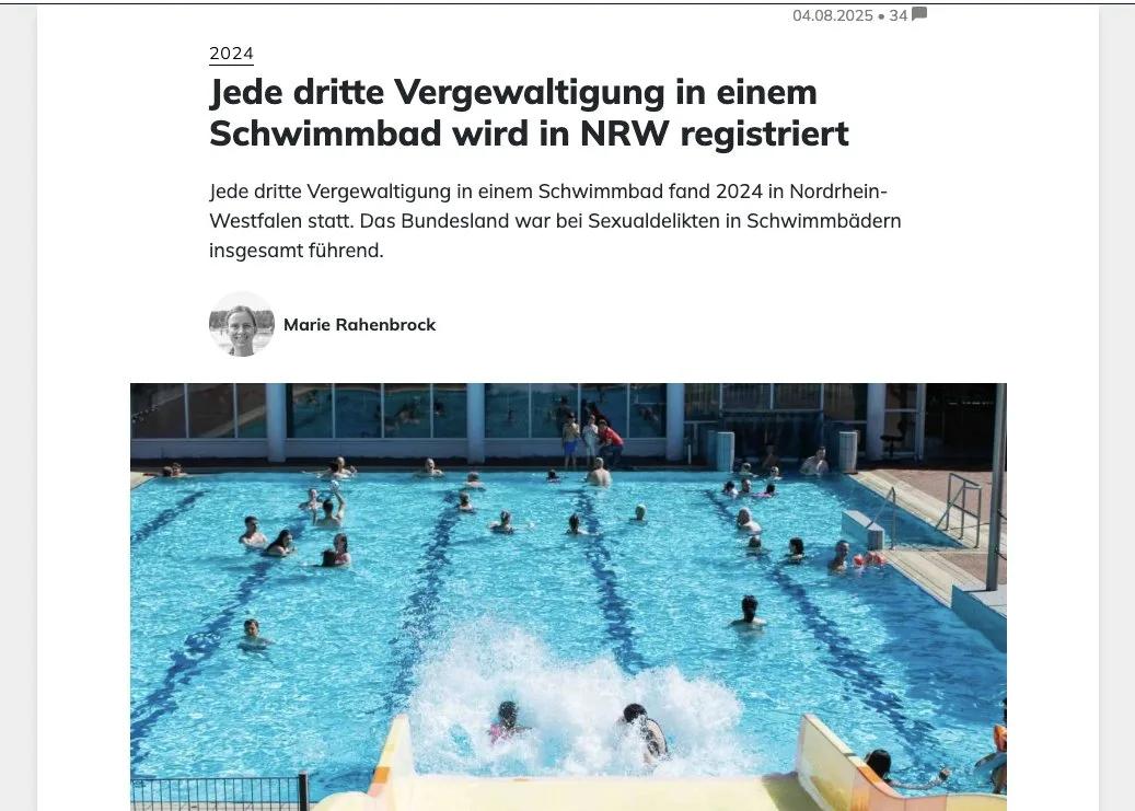 Wichtig: Das hat NICHTS damit zu tun, dass NRW eine islamistische Woko-Kloake ist. Gar nichts ;)