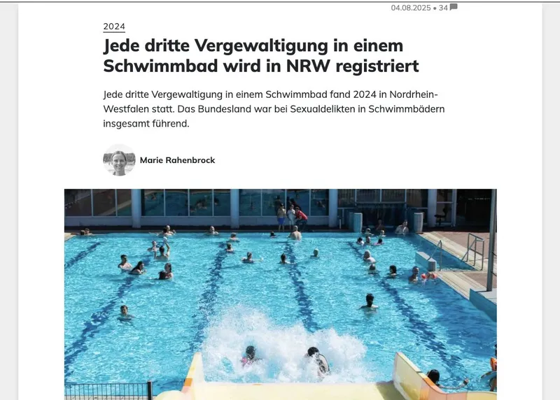 Wichtig: Das hat NICHTS damit zu tun, dass NRW eine islamistische Woko-Kloake ist. Gar nichts ;)