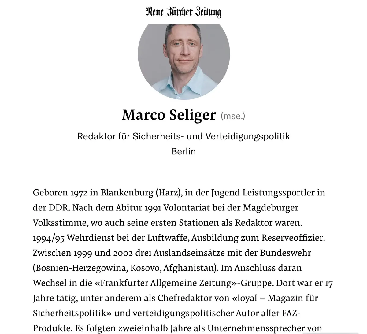 Auf in den Russlandfeldzug mit der "NATO Zürcher Zeitung"