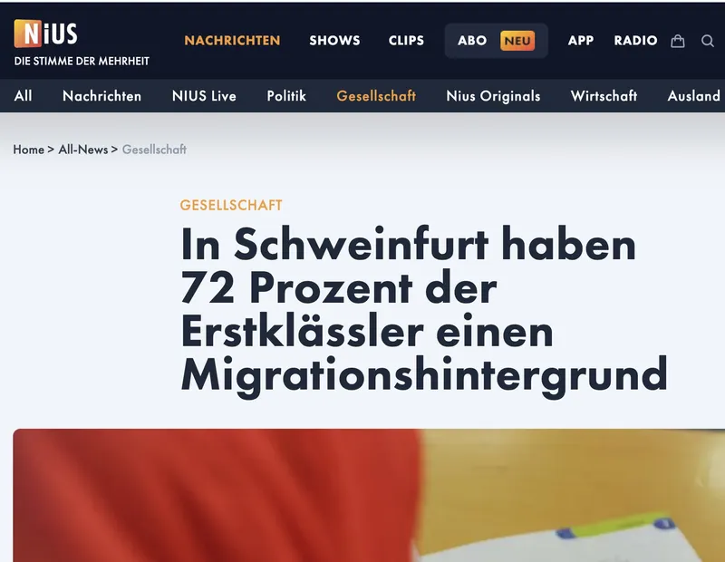 Wer es Umvolkung nennt, ist ein Nazi