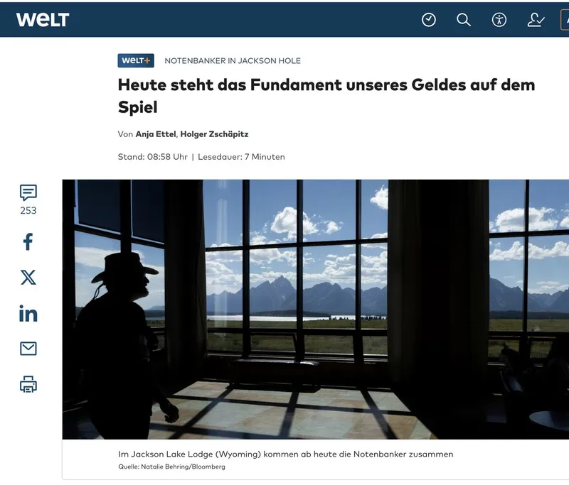 Abfall-Papier @welt verbreitet (mal wieder) die Lüge von "unabhängigen Notenbanken"