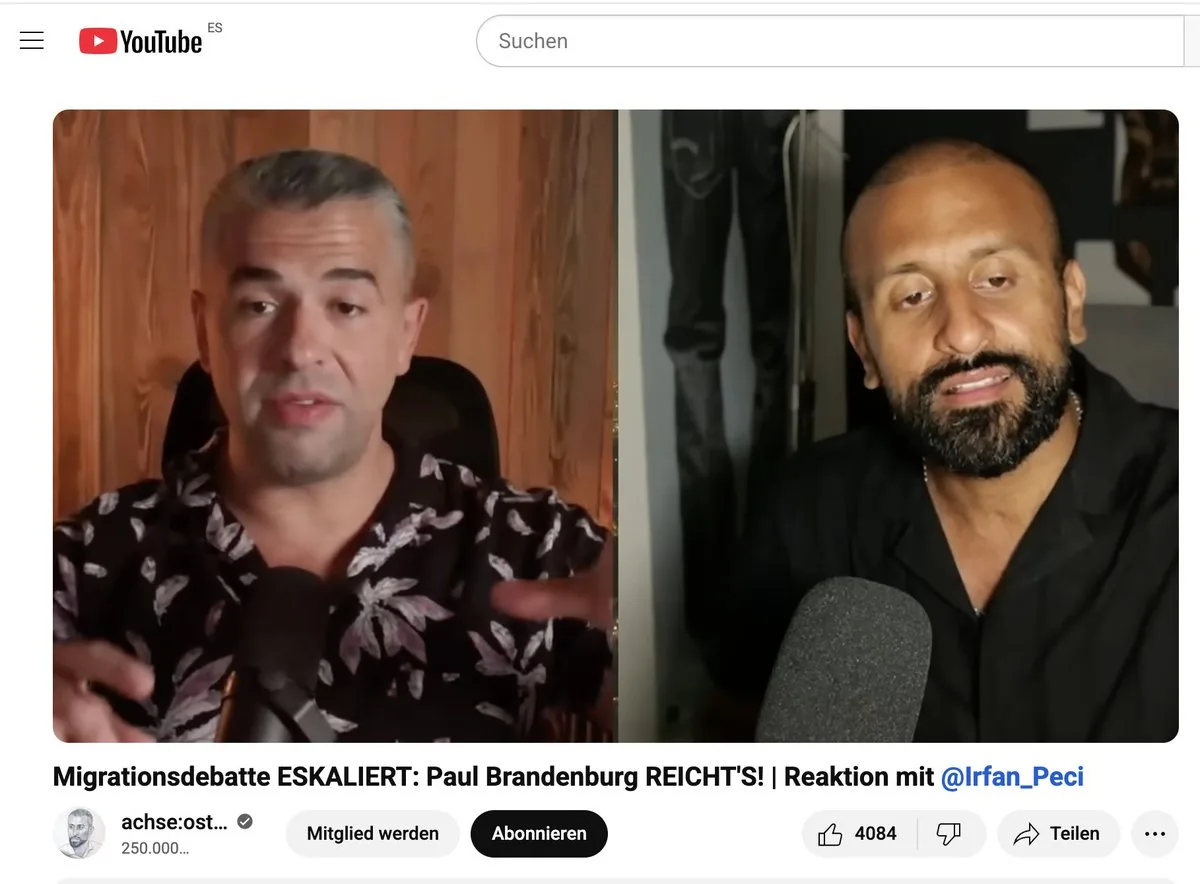 Video-Empfehlung: Feroz Khan @achseostwest und Ifran Peci @Irfan_Peci reagieren auf die Debatte zwischen B-Lash @187Beatz, @TariqHubsch, Kayvan @soufisticated_ und mir: https://www.youtube.com/watch?v=LUi0-To8uos
