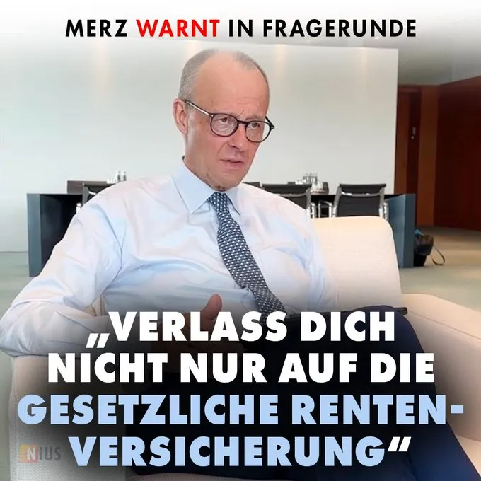 Blackrock-Fritz gesteht seinen Untertanen: Die "Rente" ist eine Lebenslüge.