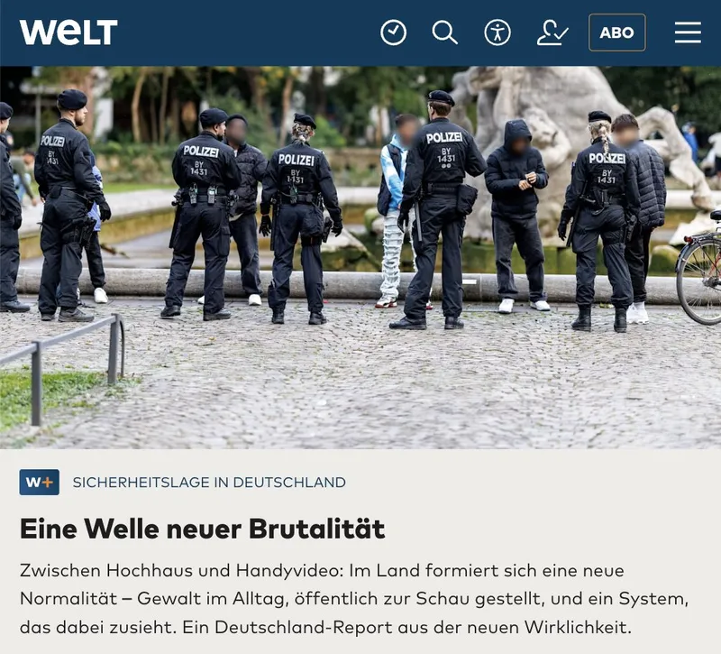 "Neue Gewalt" und dann angeblich erst jetzt als "Welle" ? Gewalt-Moslems terrorisieren seit Jahren Deutsche im eigenen Land. Sie müssen raus. Alle.