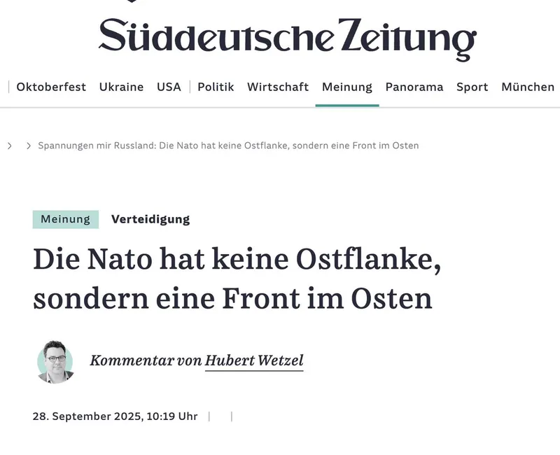 Übersetzungsservice: Die "Süddeutsche" @SZ ist keine Zeitung, sondern eine Geisteskrankheit.