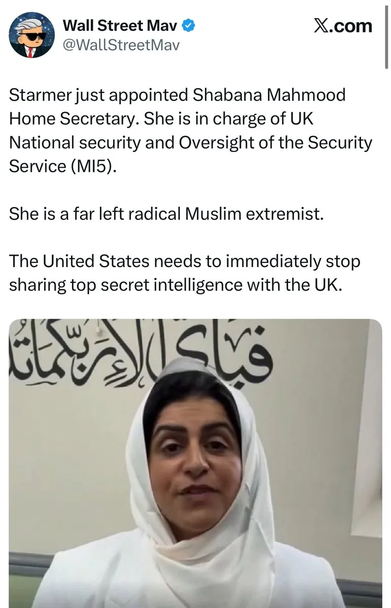 Moslem-Kopftuch jetzt britische Innenministerin: zur Amtseinführung schwor sie auf den Koran