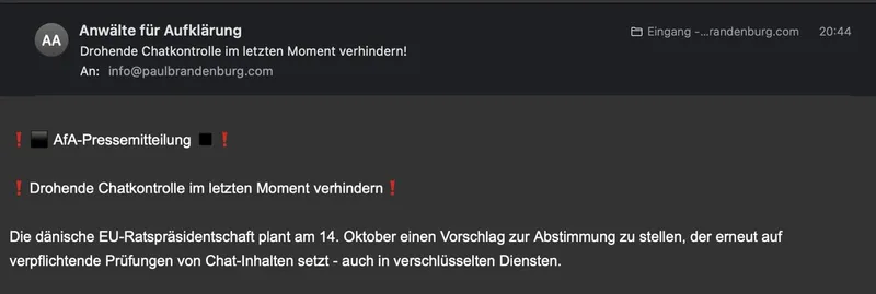 Liebe "Anwälte für Aufklärung": Findet in die Realität. "Verhindern" kann den "EU"-Faschismus lange niemand mehr; auch nicht "im letzten Moment".  Werdet "Anwälte für Widerstand", sonst braucht Euch niemand mehr.