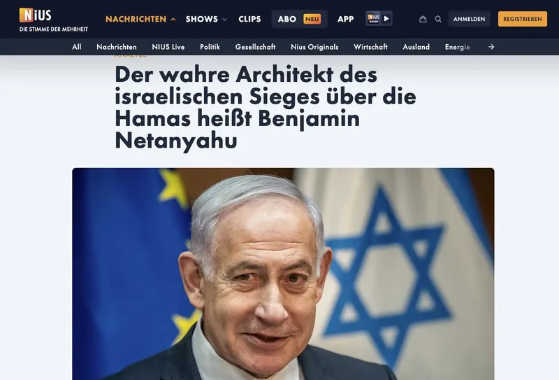 Wieviel Geld erhält, Julian @reichelt für seine "Nius"-Propaganda wohl aus Israel?
