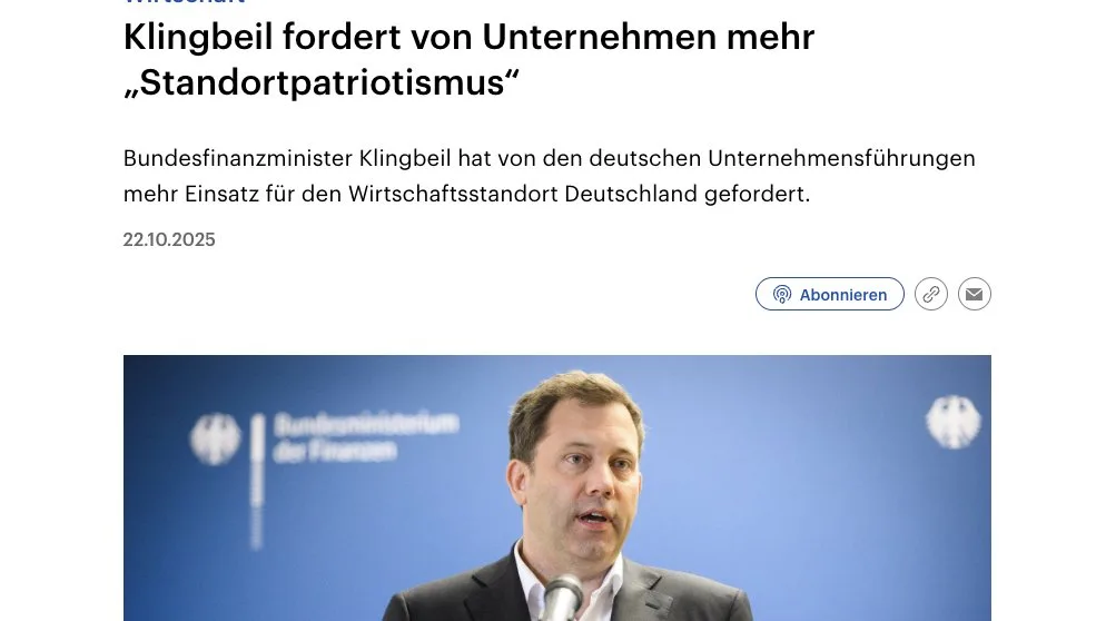 Lars hat keine Absicht, eine Mauer zu erbauen! ?