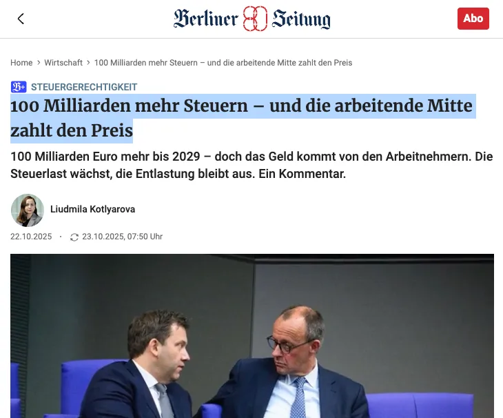 Deutschland ist Epstein-Island für Steuerzahler