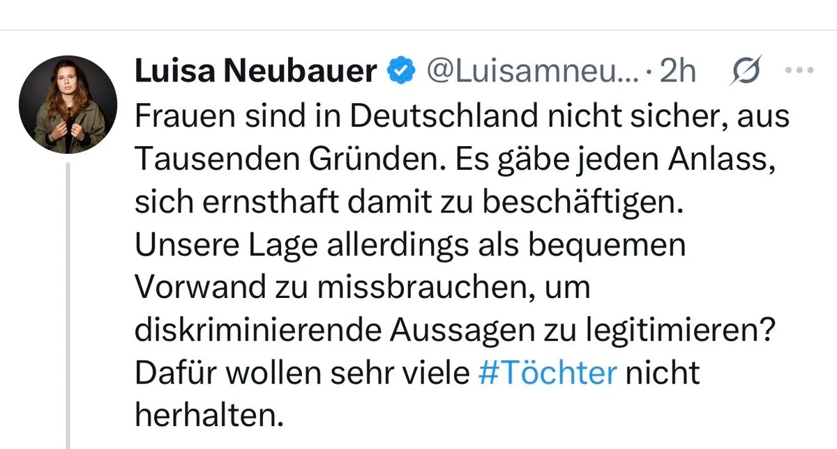 Berufstochter Luisa: reich an Empathieunfähigkeit