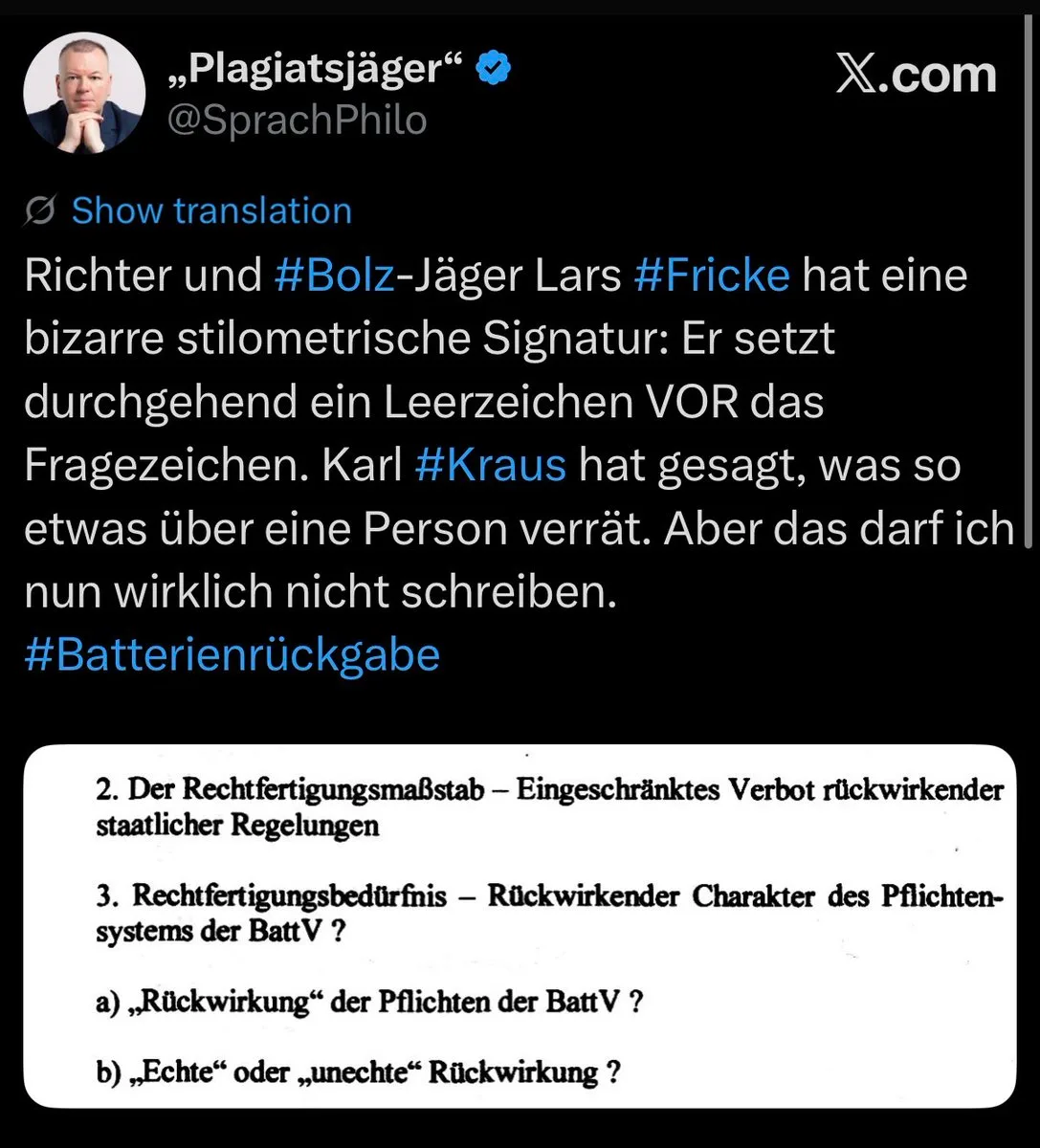 Richter Lars Fricke: die Sorte Abschaum, die Faschistenherrschaft erst möglich macht