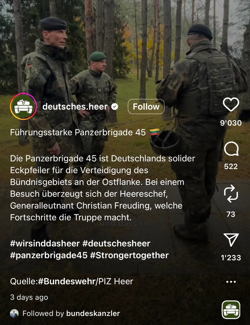 „Heereschef“ Christian Freuding der Bundeswehr ist ein Psychopath. Er will Deutschland unbedingt im Krieg sehen. Freuding sollte der erste sein, der darin fällt.