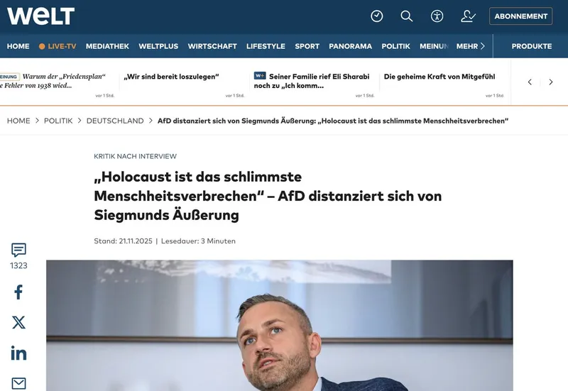 Deutschland fehlt der Tyrannenmord