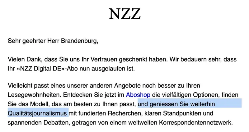 Die Verblendung der "Qualitätsjournalisten" ist absolut