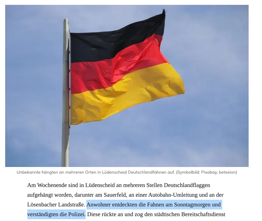 Deutschlands "Anwohner" haben wirklich alles verdient, was mit ihnen geschieht ☺️