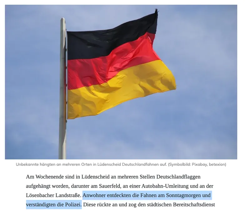 Deutschlands "Anwohner" haben wirklich alles verdient, was mit ihnen geschieht ☺️