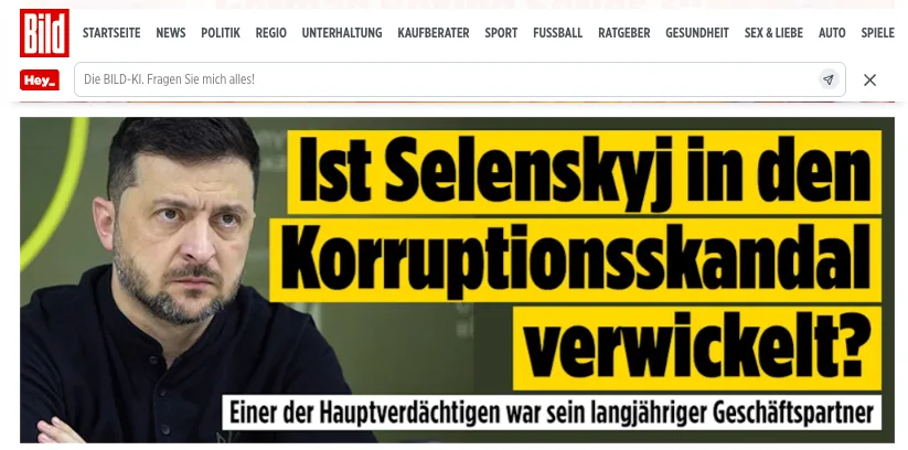 Niemals! Selensky ist weder Nazi-Kommandeur noch in irgendeiner Weise korrupt! Der Bambi-Gewinner(!) & Star-Journalist Paul Ronzheimer ist sich da ganz(!) sicher! ?