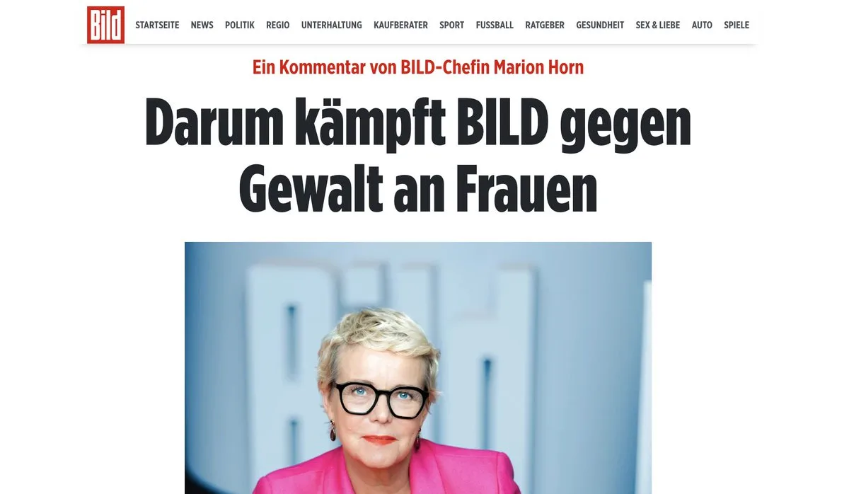 Fäkalschleuder-Chefin @marionhorn inszeniert sich als "Kämpferin" für "uns Frauen". Mit keinem Wort "kämpft" sie aber gegen die wesentliche Tätergruppe. Inschallah, welch Überraschung! :)
