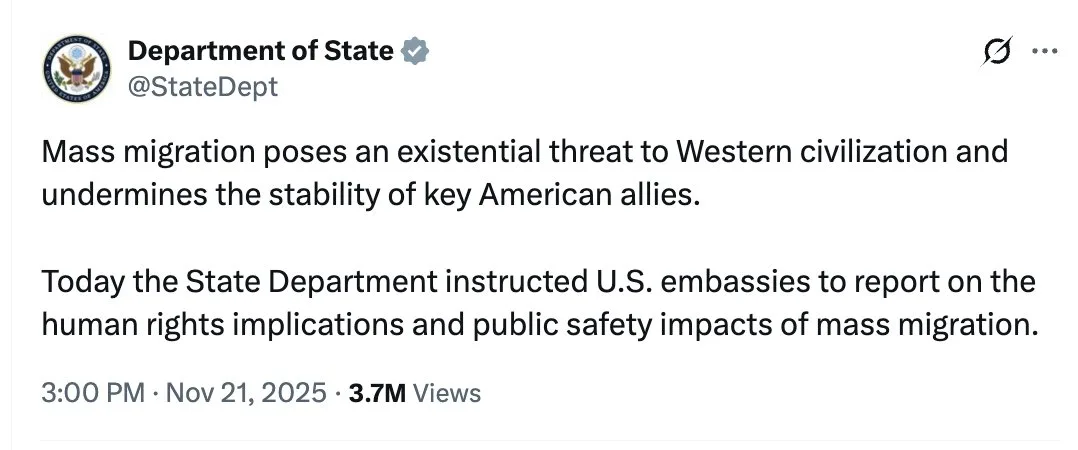 USA sagt "EU"-Migrationsterror den Kampf an