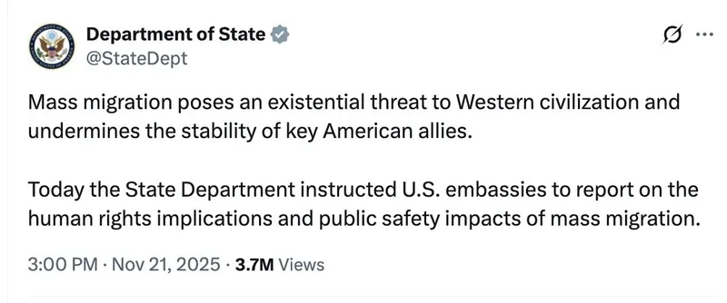 USA sagt "EU"-Migrationsterror den Kampf an